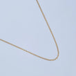 Cadena Escalera Plana 1.25gr / 40cm / Tres Oros +3 18K &