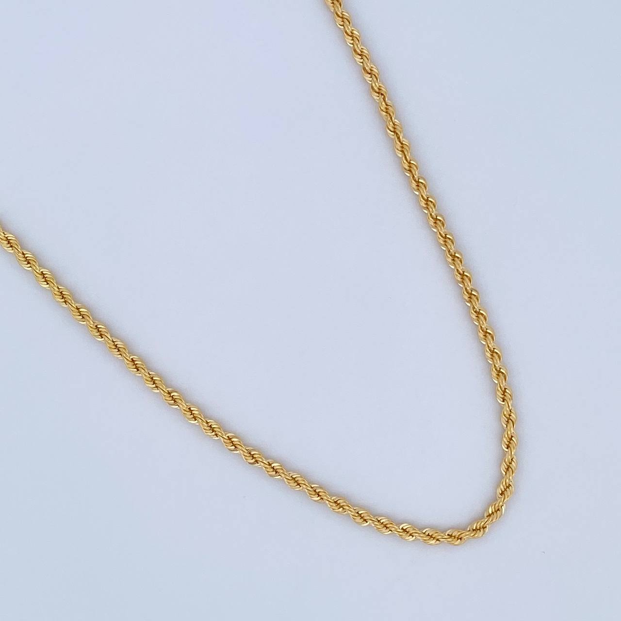 Cadena Lazo 5.35gr / 60cm / 2.5mm Oro Amarillo +3 18K $