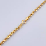 Cadena Lazo 5.35gr / 60cm / 2.5mm Oro Amarillo +3 18K $