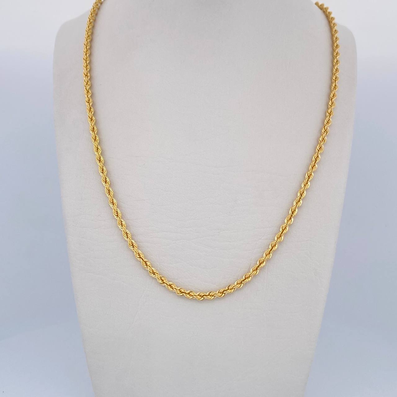 Cadena Lazo 5.35gr / 60cm / 2.5mm Oro Amarillo +3 18K $