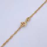 Cadena Singapur 2.7gr / 60cm / 1.4mm Oro Amarillo +3 18K $