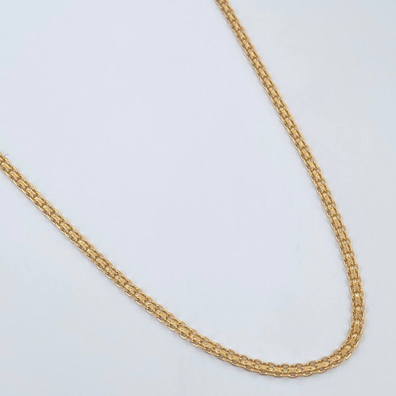 Cadena China 4gr / 60cm / 1.6mm Oro Amarillo +0 18K $