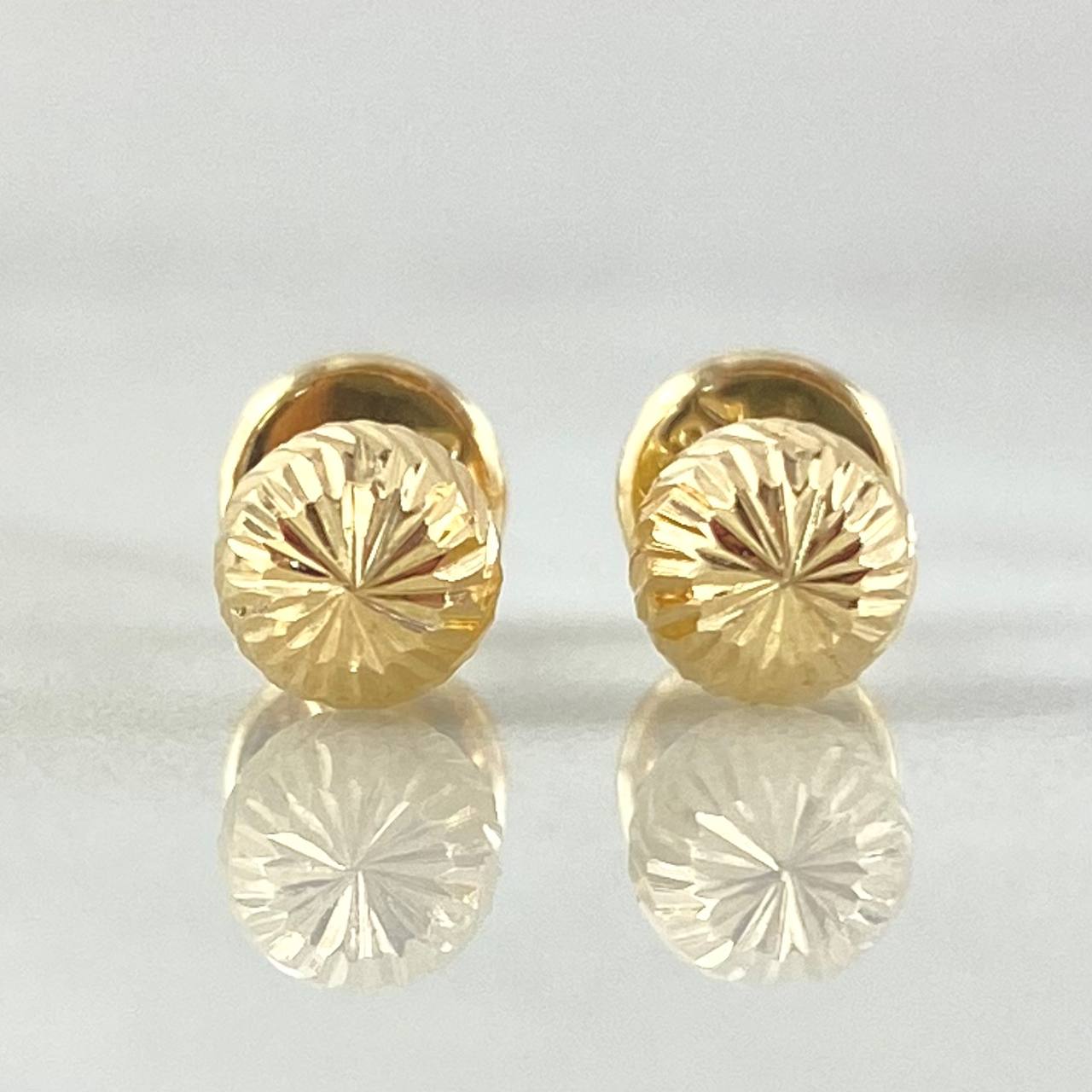 Topos Bola Diamantados 0.75gr / 6mm Oro Amarillo 18K