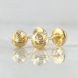 Topos Bola Diamantada 5mm 0.55g / 5mm Oro Amarillo 18K