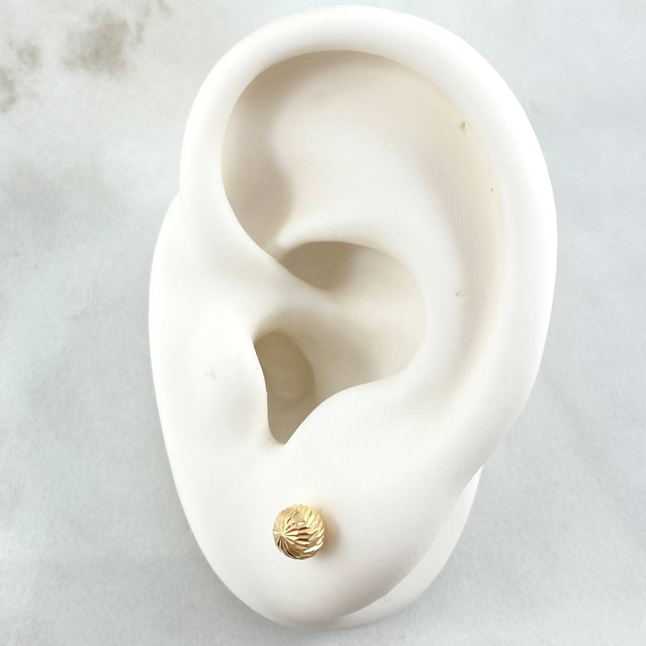 Topos Bola Diamantada 0.6 g / 5 mm Oro Amarillo 18K