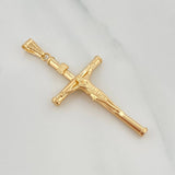 Dije Cruz Cristo 2 g / 5 cm Oro Amarillo 18K