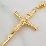 Dije Cruz Cristo 1.9 g / 4.8 cm Oro Amarillo 18K