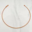Tobillera Militar 3.1 g / 23.5 cm / 1.7 mm Oro Rosa 18K