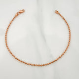 Pulso Militar 2.7 g / 19.8 cm / 1.79 mm Oro Rosa 18K