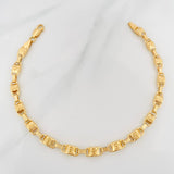 Pulso Rustico Tornillo 5.5 g / 22 cm / 4.8 mm Oro Amarillo 18K