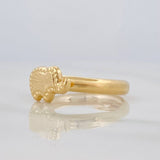 Anillo Elefante Diamantado 1.1g / T8 Oro Amarillo 18K
