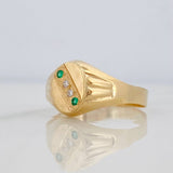 Anillo Sello 1.5g / T7 1/2 Oro Amarillo 18K