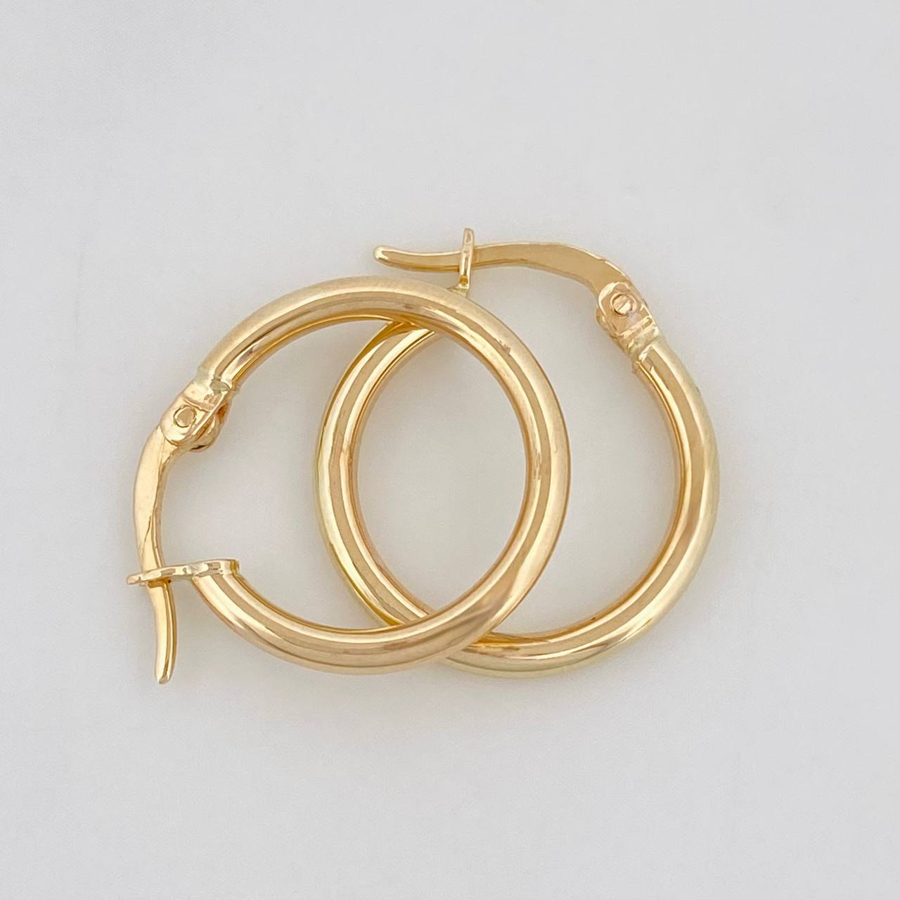 Candongas Jass Lisas 1.65g / 2cm Oro Amarillo 18K