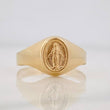 Anillo Virgen Milagrosa 1.5g / T7 Oro Amarillo 18K