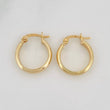 Candongas Gera 1.1g / 1.5cm Oro Amarillo 18K