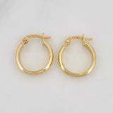 Candongas Gera 1.1g / 1.5cm Oro Amarillo 18K