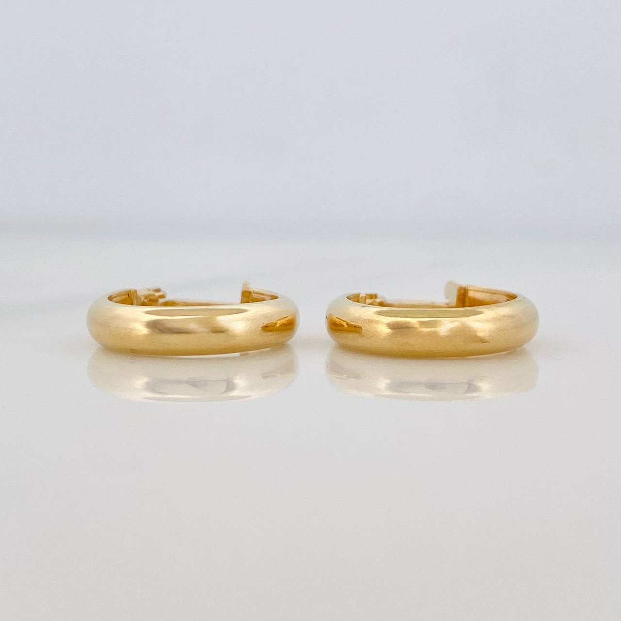Candongas Gera 1.1g / 1.5cm Oro Amarillo 18K