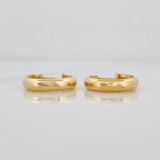 Candongas Gera 1.1g / 1.5cm Oro Amarillo 18K