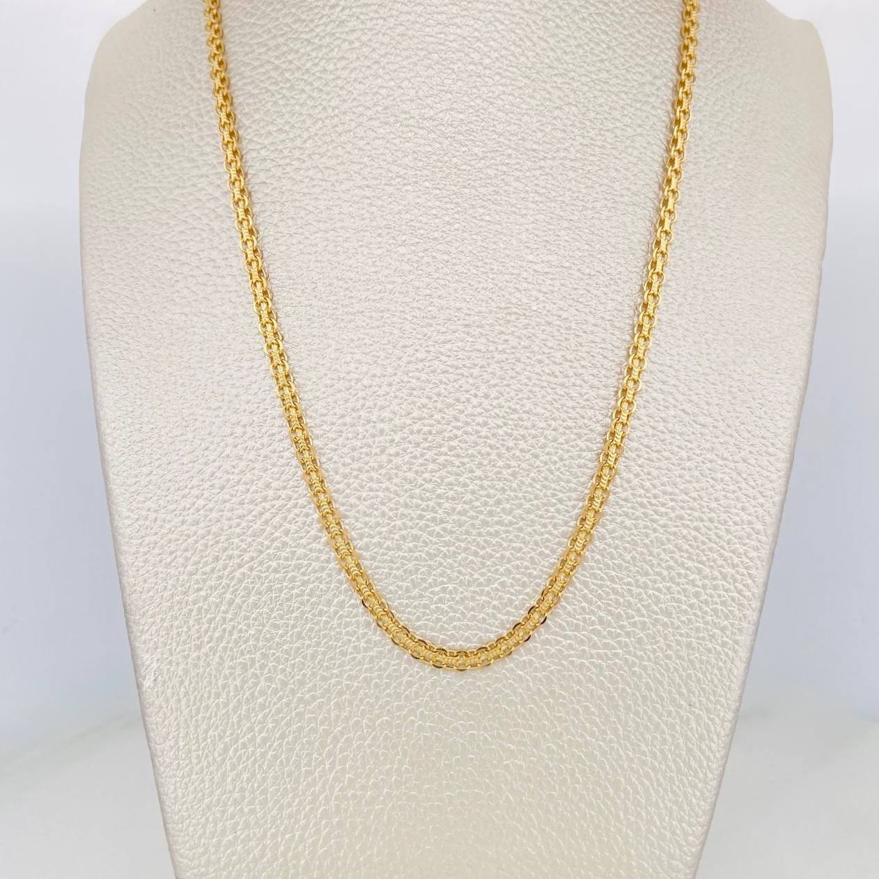 Cadena China 11.95 g / 61 cm / 3 mm Oro Amarillo 18K