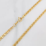 Cadena Escalera Plana 8.65 g / 62 cm / 3.4 mm Oro Amarillo 18K
