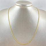 Cadena Sedusa 2.35gr / 50cm / 2mm Oro Amarillo +3 18K