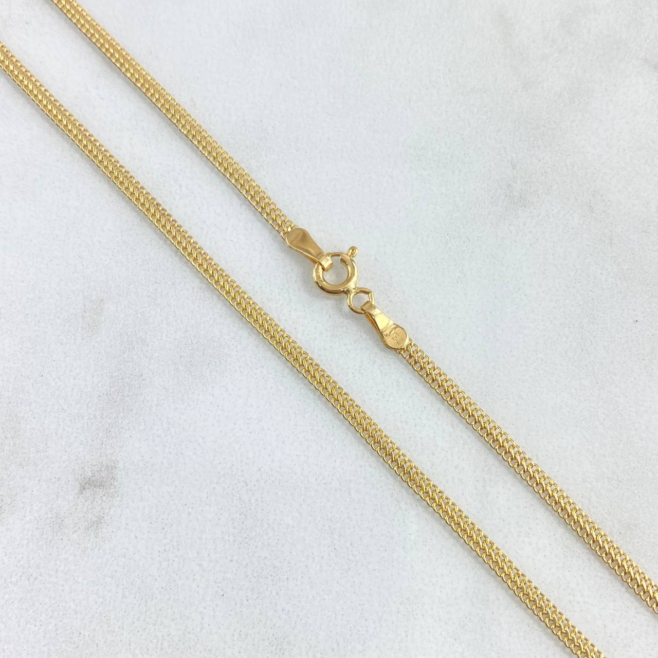 Cadena Sedusa 3.7gr / 50cm / 2.9mm Oro Amarillo +3 18K ©