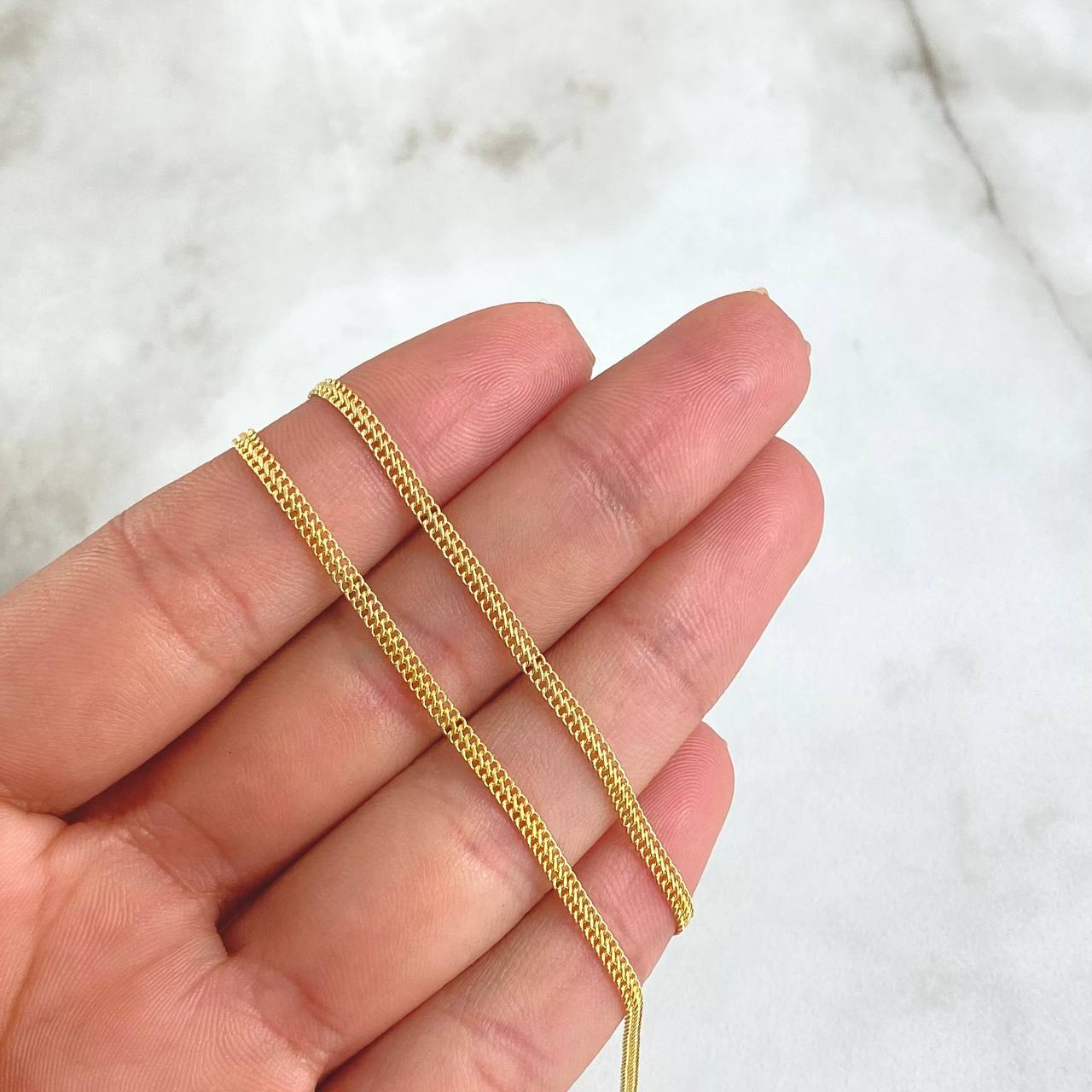 Cadena Sedusa 3.7gr / 50cm / 2.9mm Oro Amarillo +3 18K