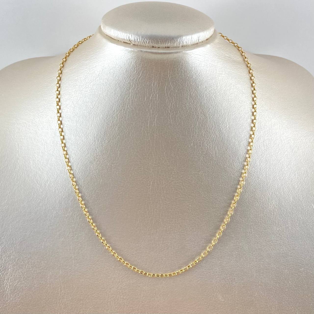 Cadena Roll-On 1.9gr / 45cm / 2.2mm Oro Amarillo +3 18K