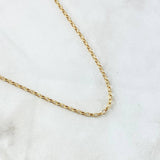 Cadena Roll-On 1.9gr / 45cm / 2.2mm Oro Amarillo +3 18K