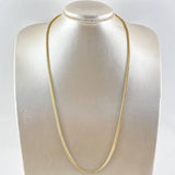 Cadena Franco 8.3gr / 60cm / 2.2mm Dos Oros Amarillo Blanco +3 18K