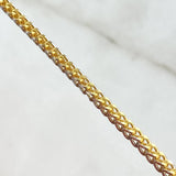 Cadena Franco 8.3gr / 60cm / 2.2mm Dos Oros Amarillo Blanco +3 18K