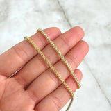 Cadena Franco 8.3gr / 60cm / 2.2mm Dos Oros Amarillo Blanco +3 18K