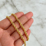 Cadena Lazo 11.4gr / 60cm / 3.8mm Oro Amarillo +3 18K ©