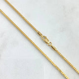 Cadena Veneciana 4.65gr / 50cm / 1.4mm Oro Amarillo +3 18K ©