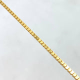 Cadena Veneciana 4.2gr / 45cm / 1.4mm Oro Amarillo +3 18K *