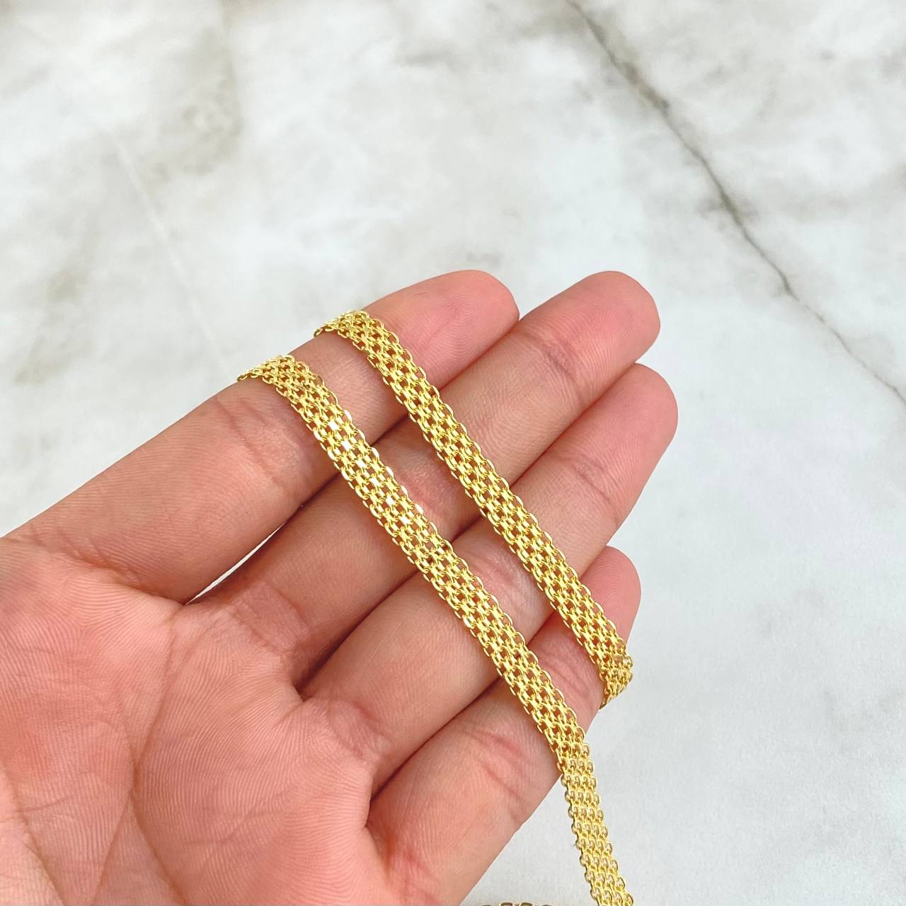 Cadena China 14.9gr / 60cm / 4.6mm Oro Amarillo +0 18K