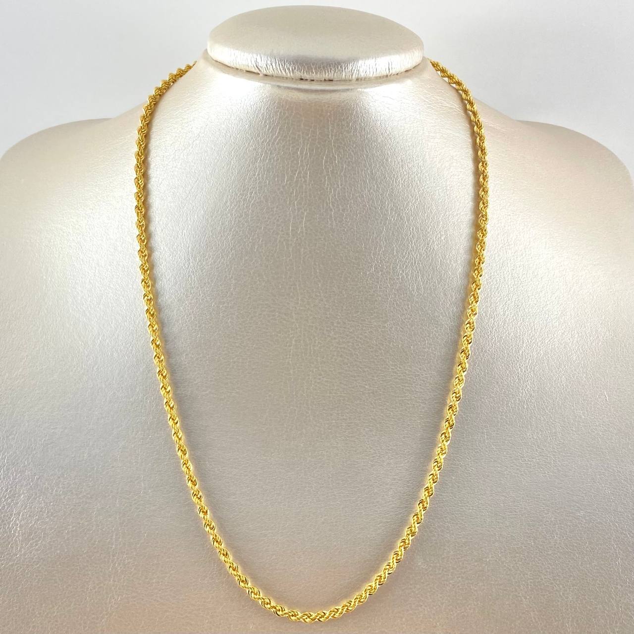 Cadena Lazo 6.2gr / 50cm / 3mm Oro Amarillo +3 18K