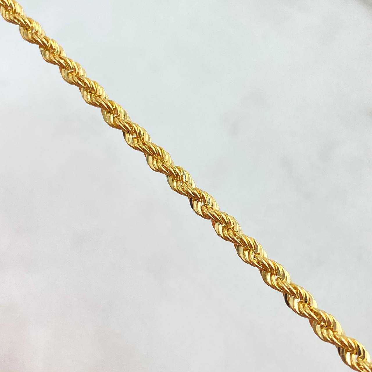Cadena Lazo 6.2gr / 50cm / 3mm Oro Amarillo +3 18K