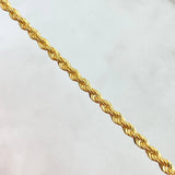 Cadena Lazo 6.2gr / 50cm / 3mm Oro Amarillo +3 18K