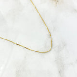 Cadena Veneciana 2.65gr / 45cm / 1.1mm Oro Amarillo +3 18K