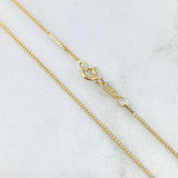 Cadena Veneciana 2.65gr / 45cm / 1.1mm Oro Amarillo +3 18K