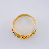 Anillo Enlace Arcoiris 3.8 g / T6 1/2 Oro Amarillo 18K
