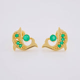 Topos Delfin Esmeraldas 31Pts 2.8 g / 10.7 mm Oro Amarillo 18K