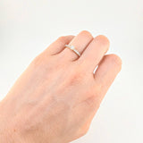 Anillo Organelo Doble Vertebra 1.9 g / T6 1/2 Oro Amarillo 18K