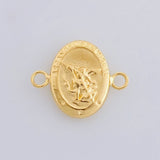 Herraje San Miguel Mate 0.75 g / 1.6 cm Oro Amarillo 18K