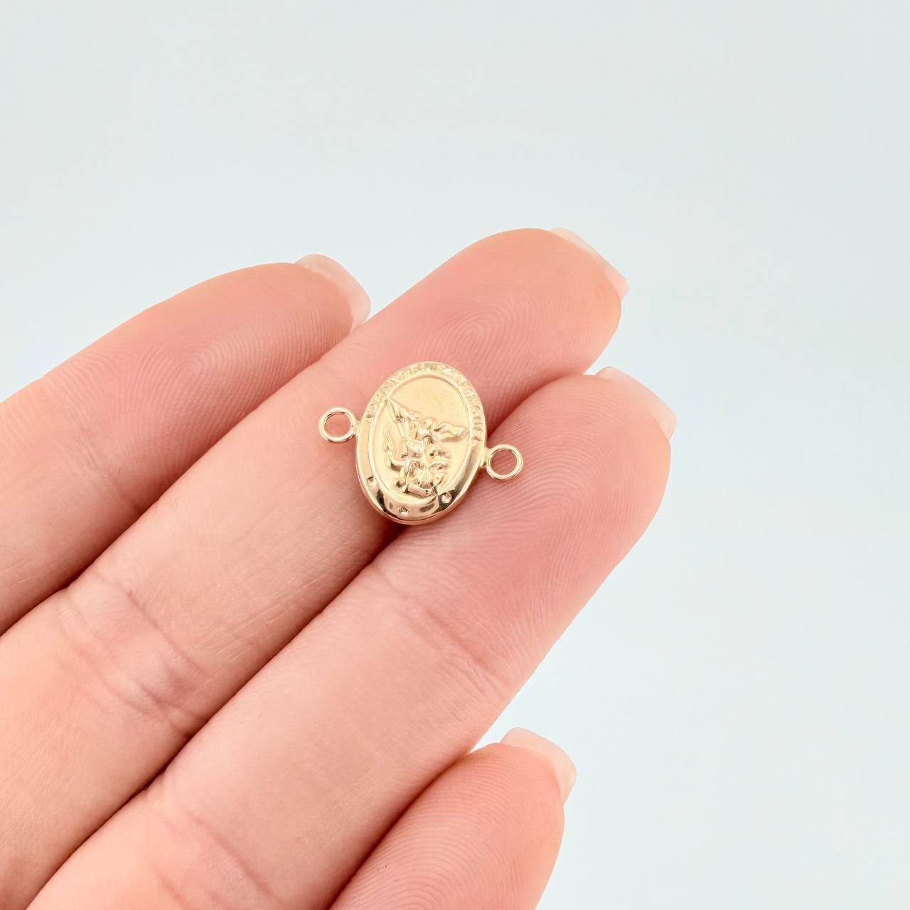 Herraje San Miguel Mate 0.75 g / 1.5 cm Oro Amarillo 18K