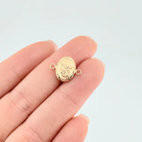 Herraje San Miguel Mate 0.7 g / 1.6 cm Oro Amarillo 18K