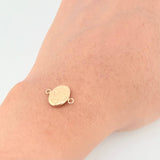 Herraje San Miguel Mate 0.75 g / 1.5 cm Oro Amarillo 18K