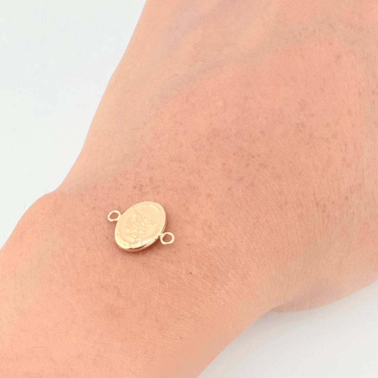 Herraje San Miguel Mate 0.7 g / 1.5 cm Oro Amarillo 18K