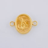 Herraje San Miguel 0.7 g / 1.6 cm Oro Amarillo 18K